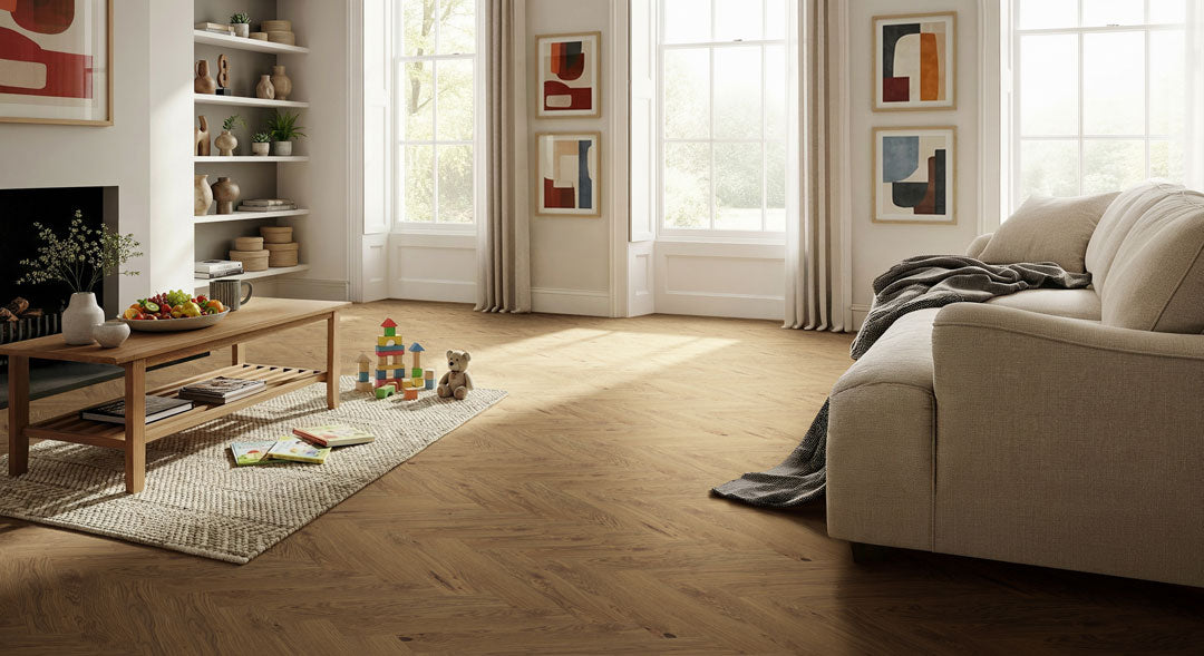 Luvanto Design Traditional Herringbone – Country Oak