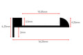AF verified | Ali Tramline End Profile 3mm silhouette