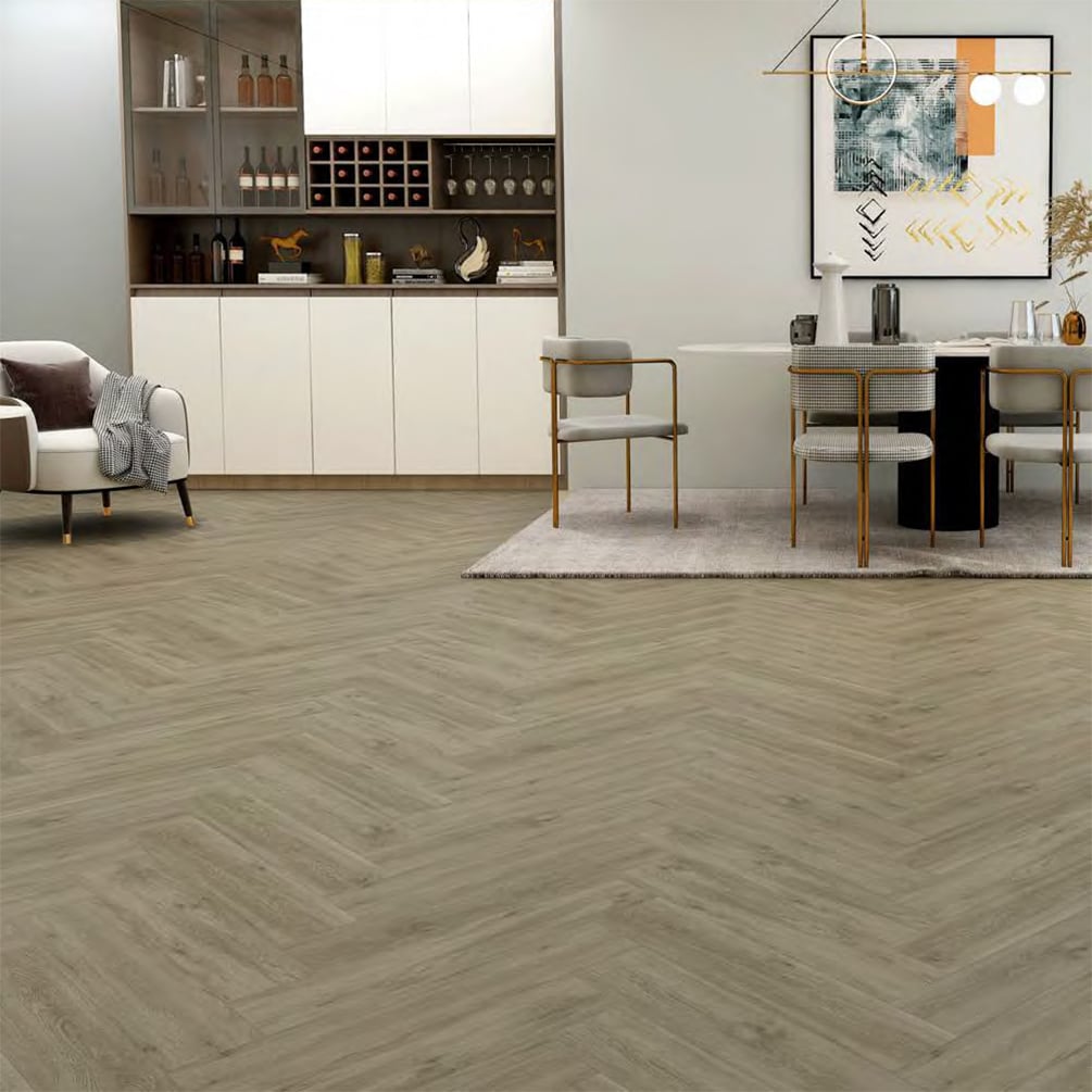 Liberty Rock 40 Herringbone LVT – Michigan