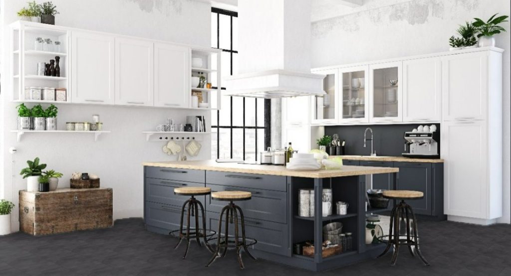 Luvanto Design Dryback Square Tiles – Black Slate