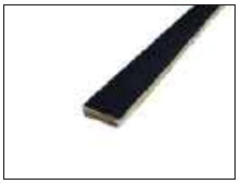 Official Stair Rods UK product image of the Geordie Mushrooms no-nail carpet fixing strip.