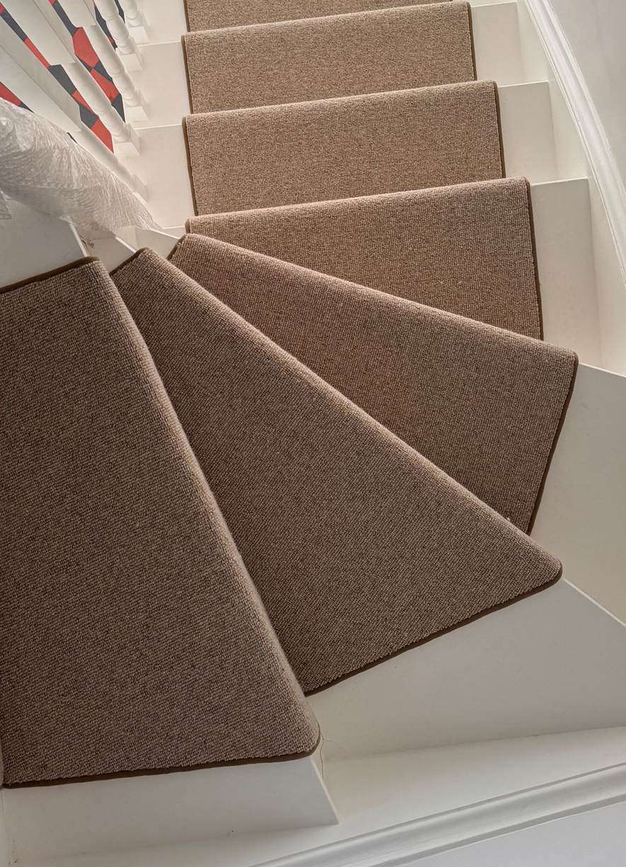 Easypiping supplier product imagery showing carpet piping in a fitted setting. Exact size and finish are stated in the product title.