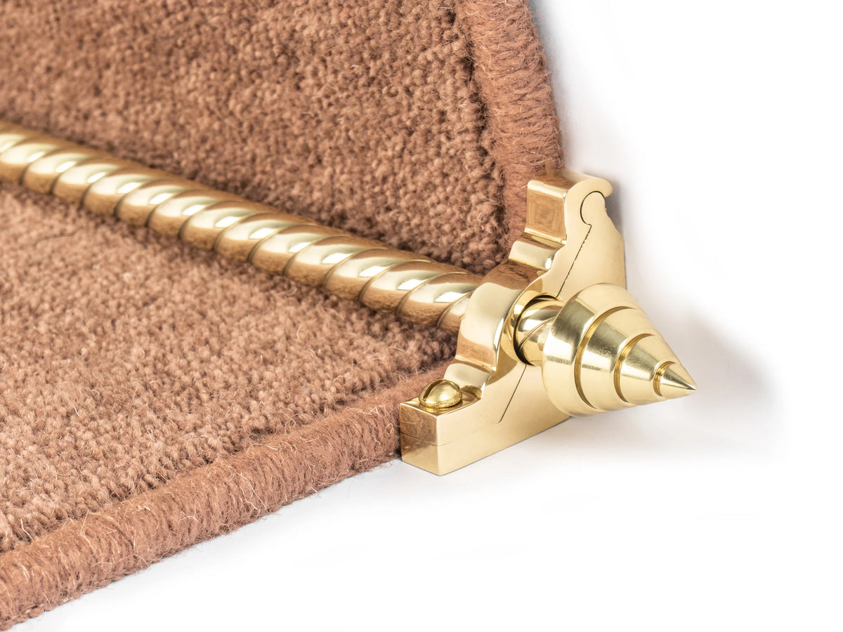 Vision Arrow Stair Rods — Polished Brass — official Stair Rods UK image