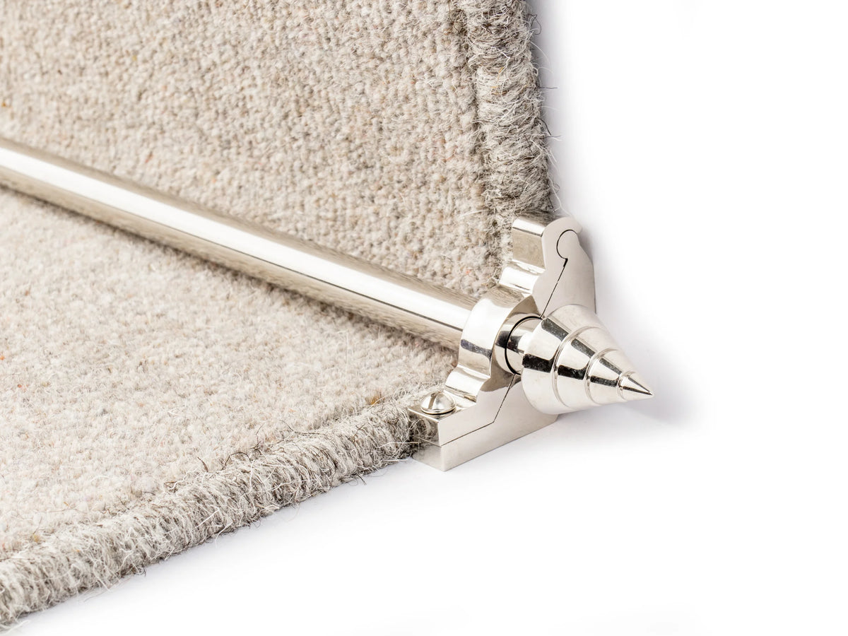 Vision Arrow Stair Rods — Polished Nickel — official Stair Rods UK image