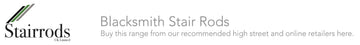 Blacksmith Stair Rod - Black - 38" (96.5cm) to 48" (121.9cm) lengths official product image