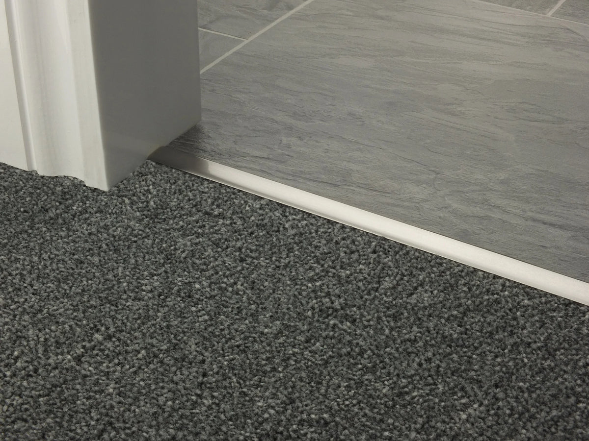 Premier Square Carpet Edge — Satin Nickel