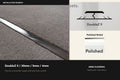 Premier DoubleZ 9 / 30mm / 9mm / 4mm — Polished Nickel — profile and finish reference