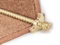 Vision Sphere Stair Rods — Satin Brass — official Stair Rods UK image