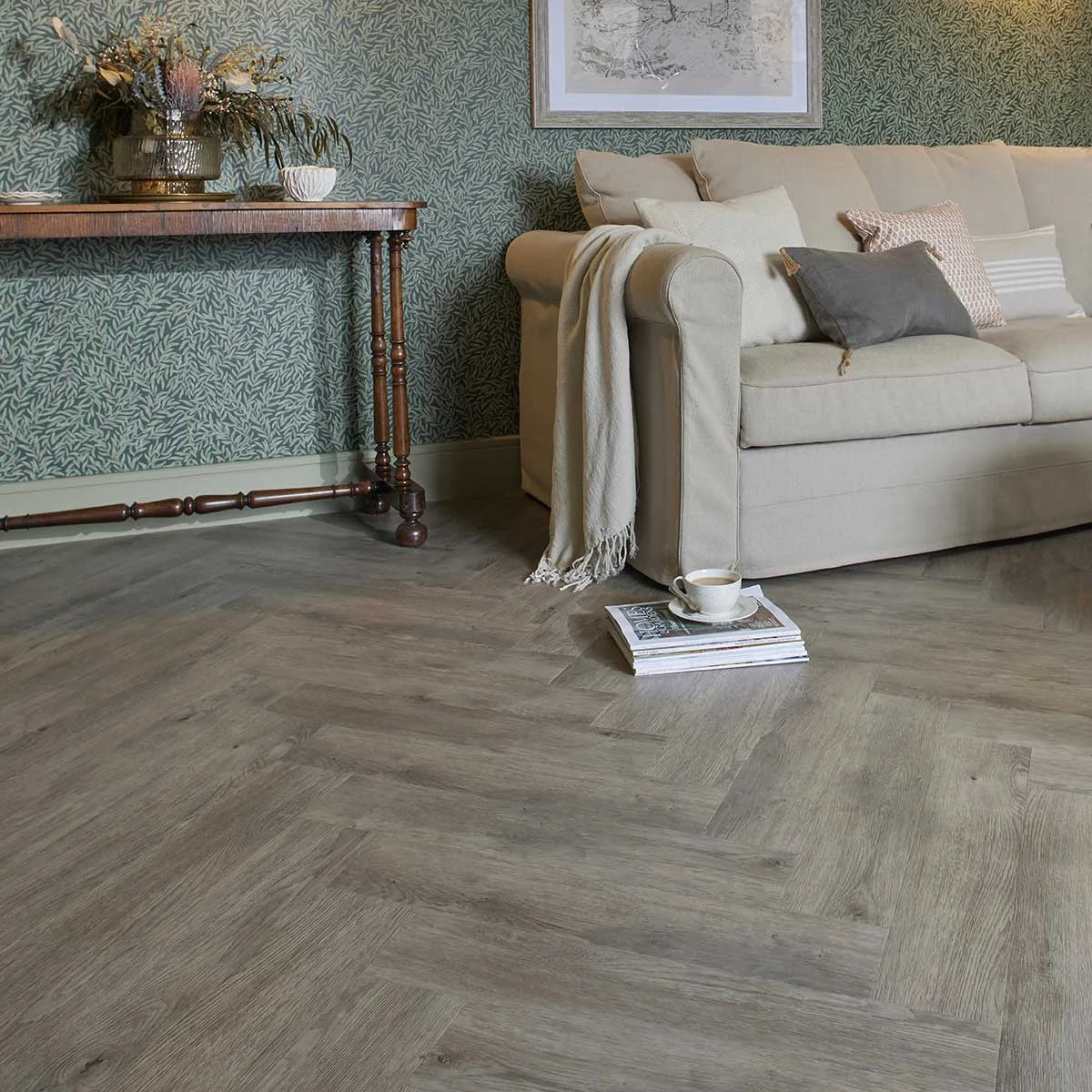 J2 Natural Timbers — HER-610x122 – Fumed Oak Light