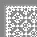 J2 Victorian — Burford – BUR005 — Grey / White