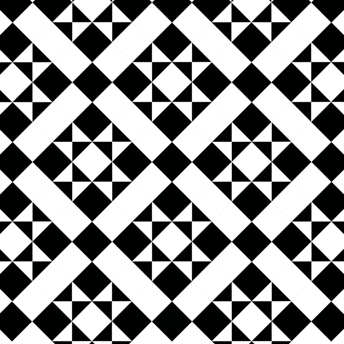 J2 Victorian — Burford – BUR008 — Black / White