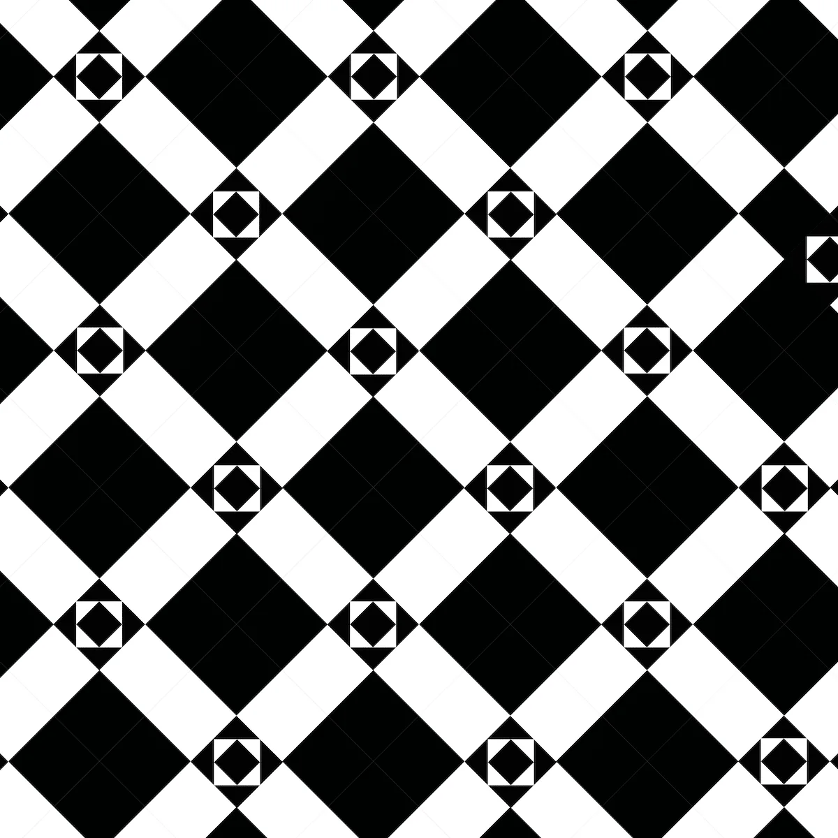 J2 Victorian — Canterbury – CAN002 — Black / White