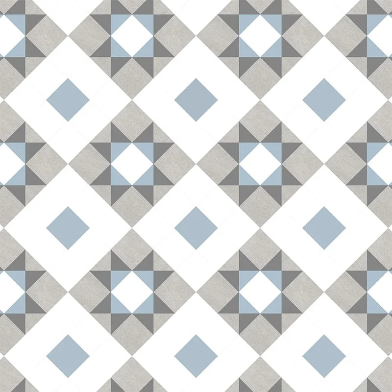 J2 Victorian — Oxford – OXF004 — Greystone / Grey / Pale Blue / White