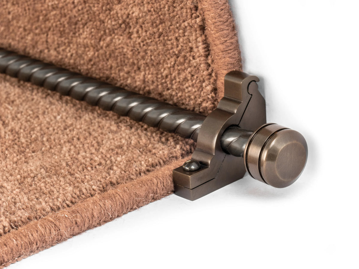 Vision Piston Stair Rods — Antique Bronze — official Stair Rods UK image