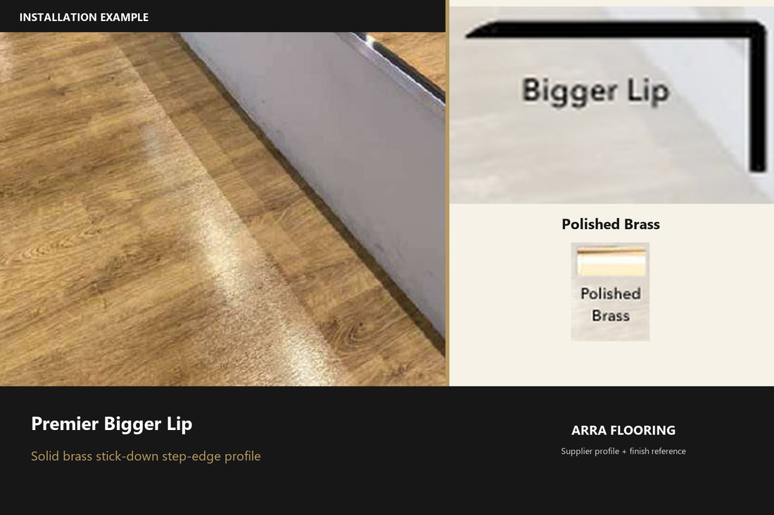 Premier Bigger Lip Flooring Edge Profile