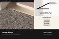 Premier Carpet Ramp — Antique Bronze — profile and finish reference
