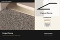 Premier Carpet Ramp — Polished Brass — profile and finish reference