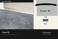 Premier Cover 30 — Black — profile and finish reference