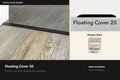 Premier Floating Cover 20 — Antique Brass — profile and finish reference