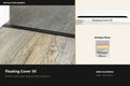 Premier Floating Cover 50 — Antique Brass — profile and finish reference