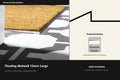 Premier Floating Matwell 12mm Large — Polished Nickel — Arra-derived profile illustration and official finish reference