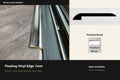 Premier Floating Vinyl Edge 1mm — Polished Nickel — profile and finish reference