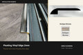 Premier Floating Vinyl Edge 2mm — Antique Bronze — profile and finish reference