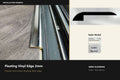 Premier Floating Vinyl Edge 2mm — Satin Nickel — profile and finish reference