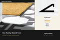 Premier Non-Floating Matwell 5mm — Satin Brass — profile and finish reference