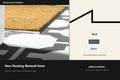 Premier Non-Floating Matwell 8mm — Black — Arra-derived profile illustration and official finish reference