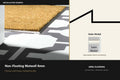 Premier Non-Floating Matwell 8mm — Satin Nickel — Arra-derived profile illustration and official finish reference