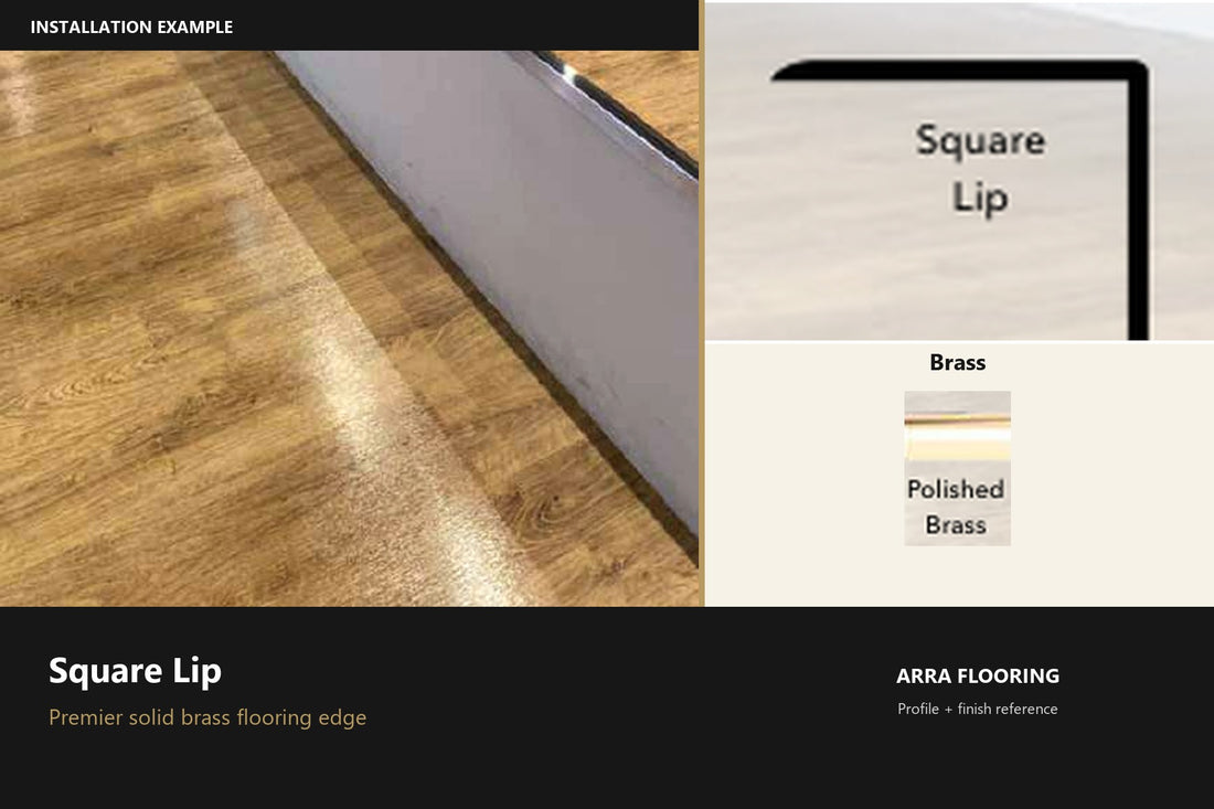 Premier Square Lip Flooring Edge Profile