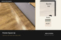 Premier Square Lip — Pewter — profile and finish reference