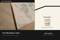 Premier Two-Way Ramp 4-5mm — Antique Brass — Arra-derived profile illustration and official finish reference