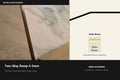Premier Two-Way Ramp 4-5mm — Satin Brass — Arra-derived profile illustration and official finish reference