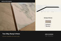 Premier Two-Way Ramp 8-9mm — Antique Bronze — profile and finish reference