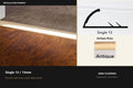 Premier Single 13 / 13mm — Antique Brass — profile and finish reference