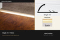 Premier Single 13 / 13mm — Satin Brass — profile and finish reference