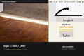 Premier Single 4 / 4mm / 32mm — Satin Brass — profile and finish reference