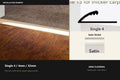 Premier Single 4 / 4mm / 32mm — Satin Nickel — profile and finish reference