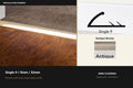 Premier Single 9 / 9mm / 32mm — Antique Bronze — profile and finish reference