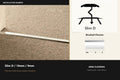 Premier Slim D / 16mm / 9mm — Brushed Chrome — profile and finish reference