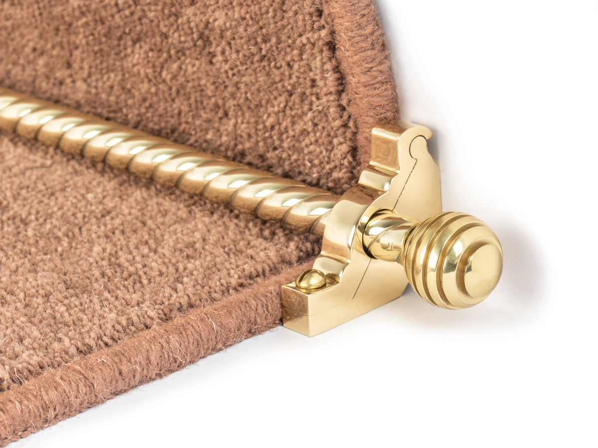 Vision Sphere Stair Rods — Polished Brass — official Stair Rods UK image