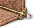 Crystal Rose Stair Rods — Antique Brass — official Stair Rods UK image