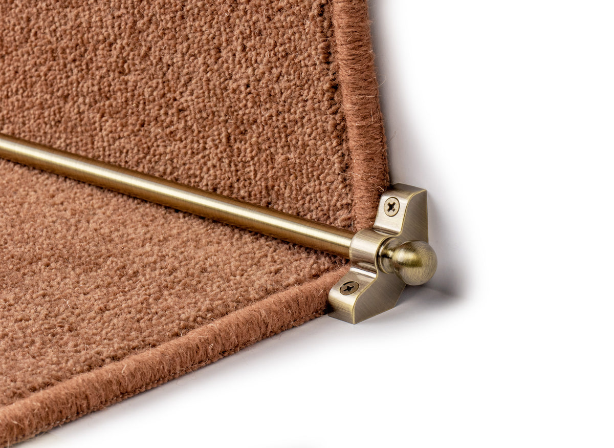 Jubilee Retro-Fit Stair Rods option and fitting detail — supplier photography