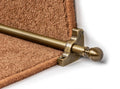 Country Balladeer Spiral 1/2 inch (12mm) Stair Rods — Antique Brass — official Stair Rods UK image