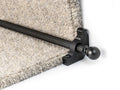 Country Balladeer Spiral 1/2 inch (12mm) Stair Rods — Black — official Stair Rods UK image