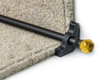 Crystal Amber Stair Rods — Black — official Stair Rods UK image
