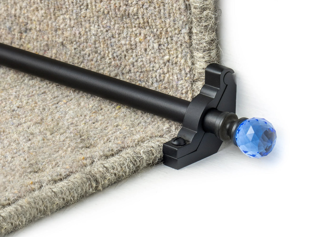 Crystal Sky Stair Rods — Black — official Stair Rods UK image