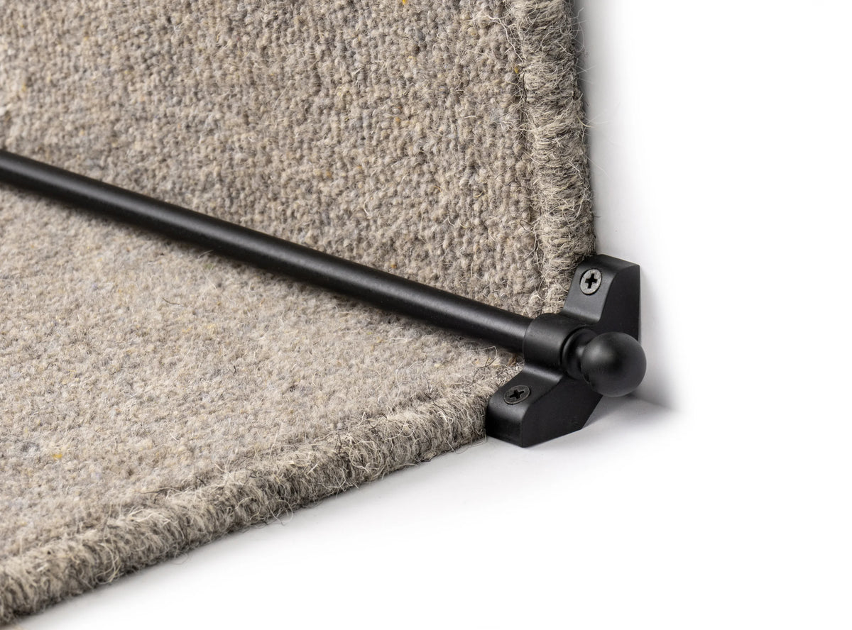Jubilee Retro-Fit Stair Rods — Black — official Stair Rods UK image